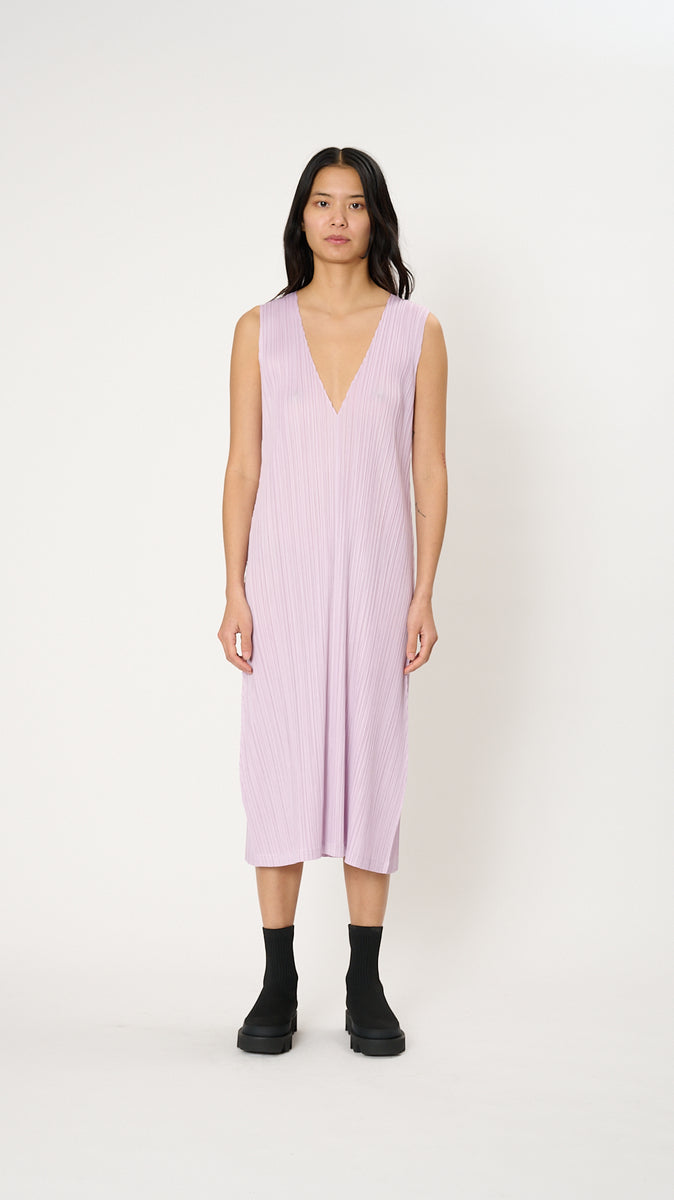 Issey Miyake Pleats Please December Monthly Colors Dress in Issey Miyake Pleats Please December Monthly Colors Dress in