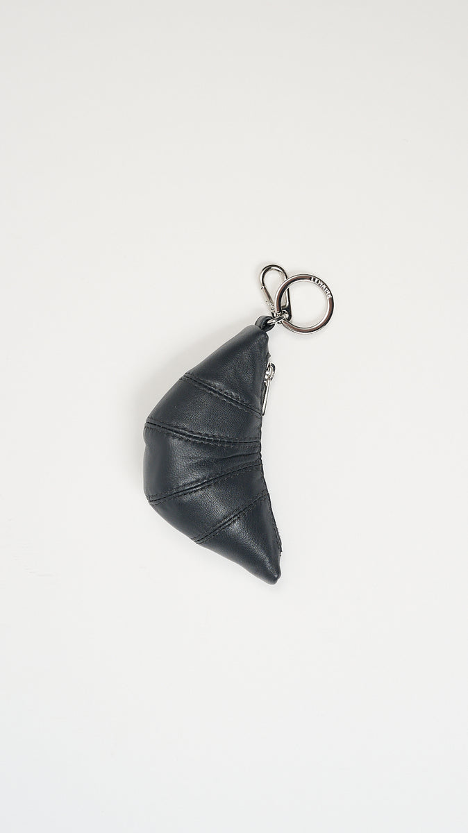 Lemaire Mini Croissant Keyring in Granite Blue – Diamond Dream