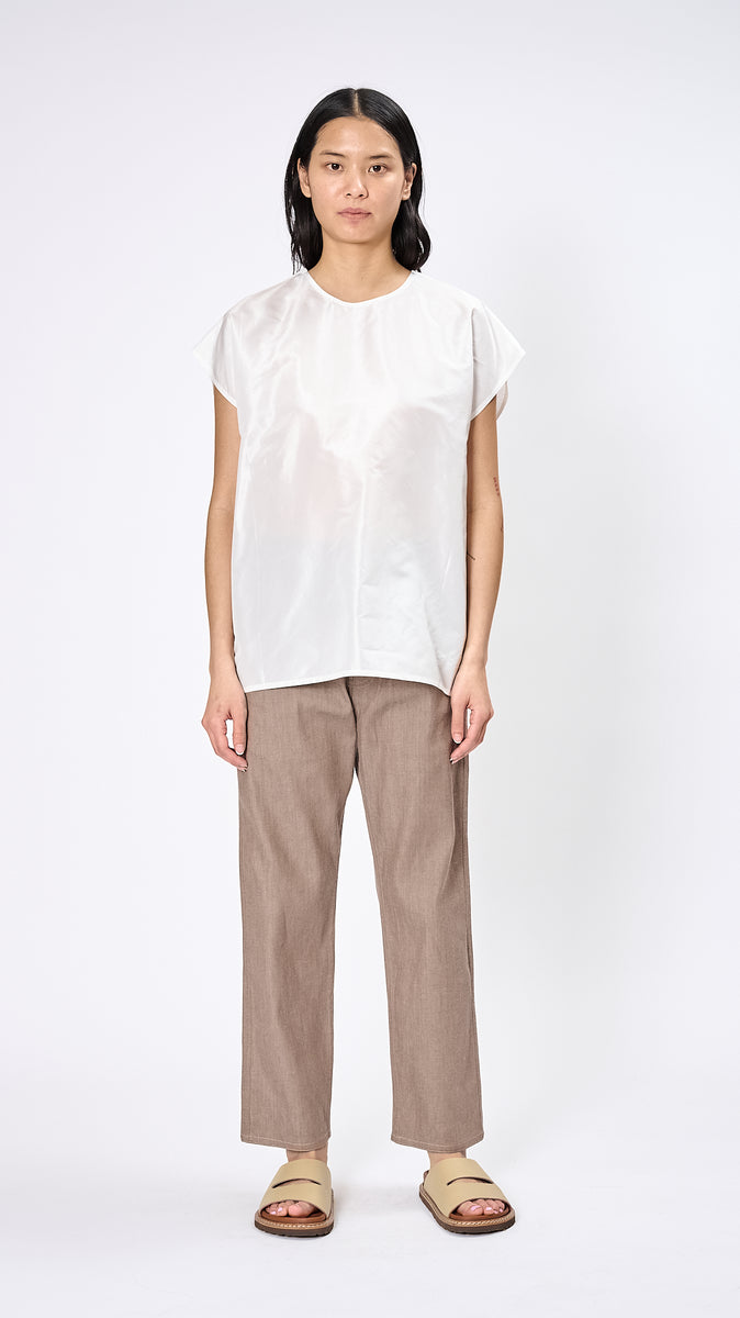 SOFIE D'HOORE*デザインが魅力*メッシュ バーディートップ Sofie D'Hoore Bess Top in White – Diamond Dream Jewelry +