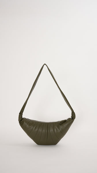 【LEMAIRE】MEDIUM CROISSANT BAG Lemaire - Medium Croissant Bag in Dark Moss – Stoy