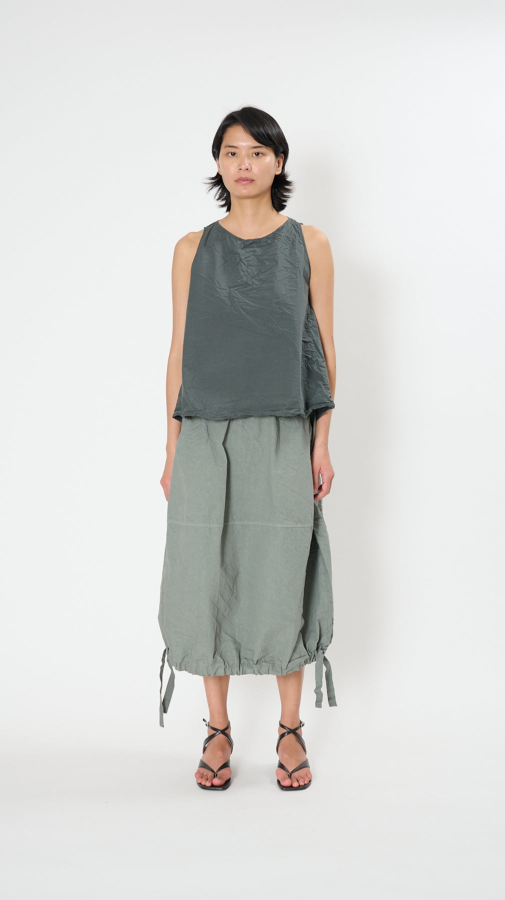 Album di Famiglia Sleeveless Shirt TC in Thyme – Diamond Dream