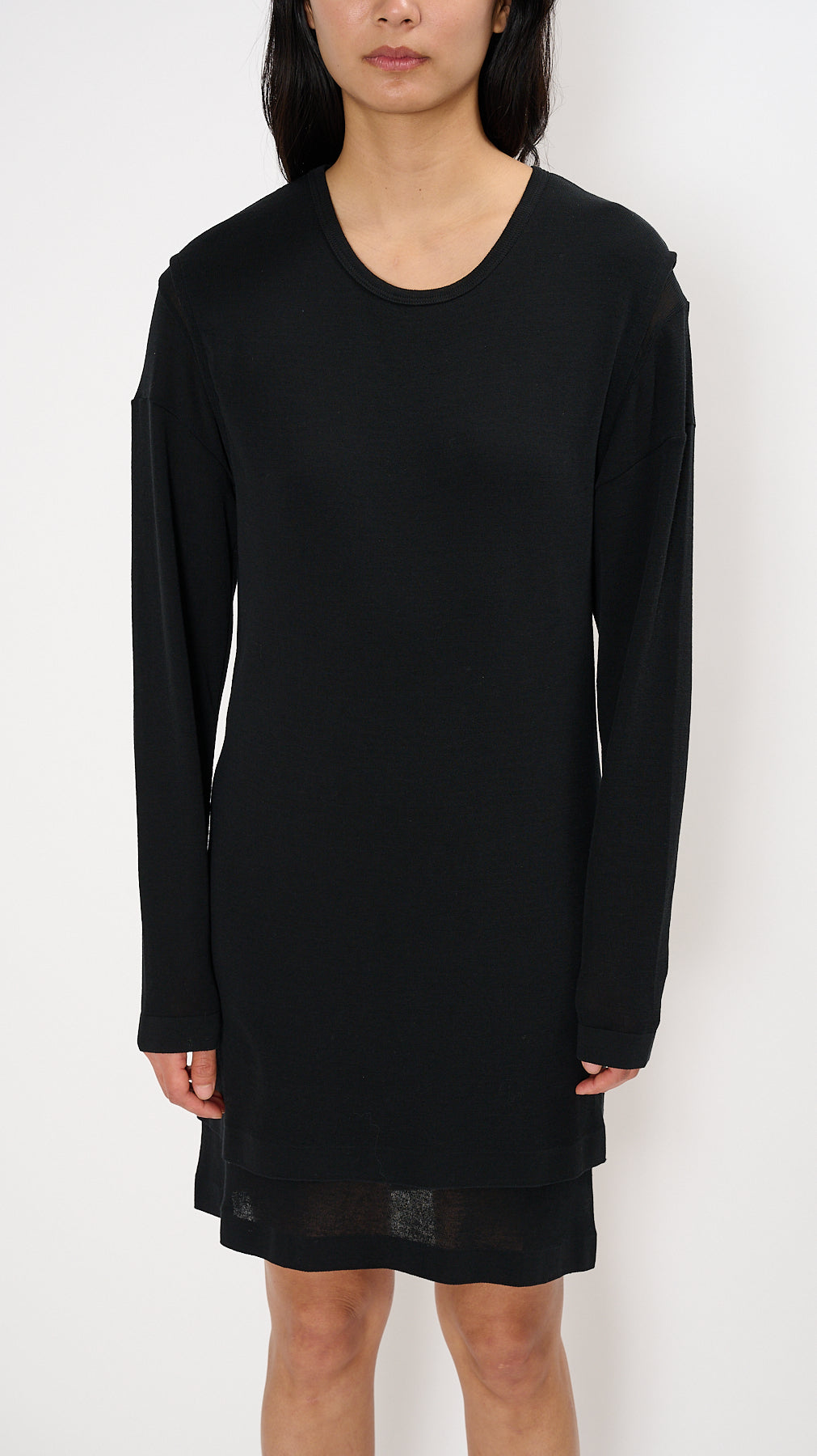 Lemaire Double Layer Seamless Dress in Black Diamond Dream Jewelry + Apparel Lemaire Double Layer Seamless Dress in Black Diamond Dream Jewelry + Apparel