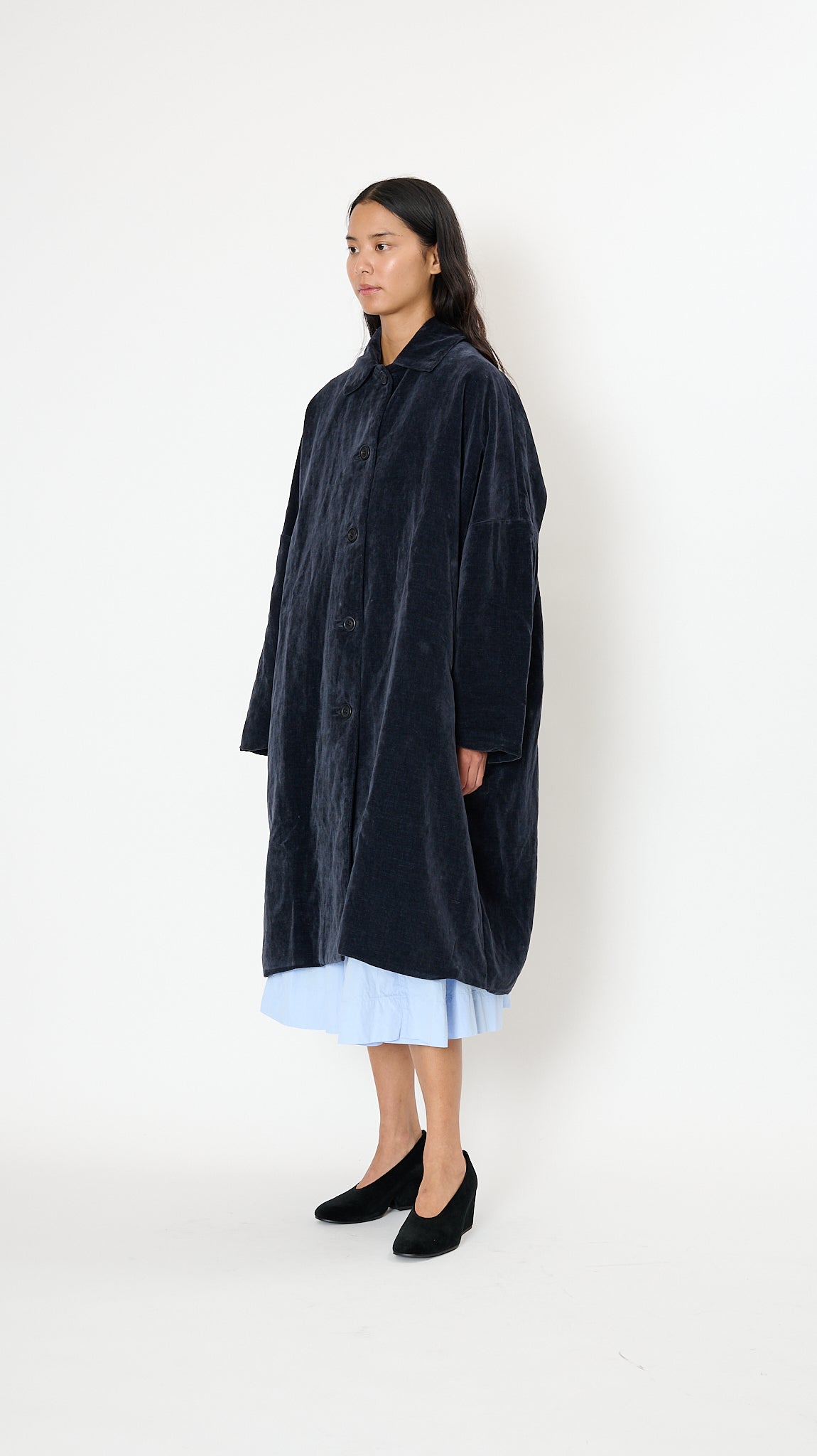 Casey Casey Big Blobby Coat in Navy – Diamond Dream Jewelry + Apparel