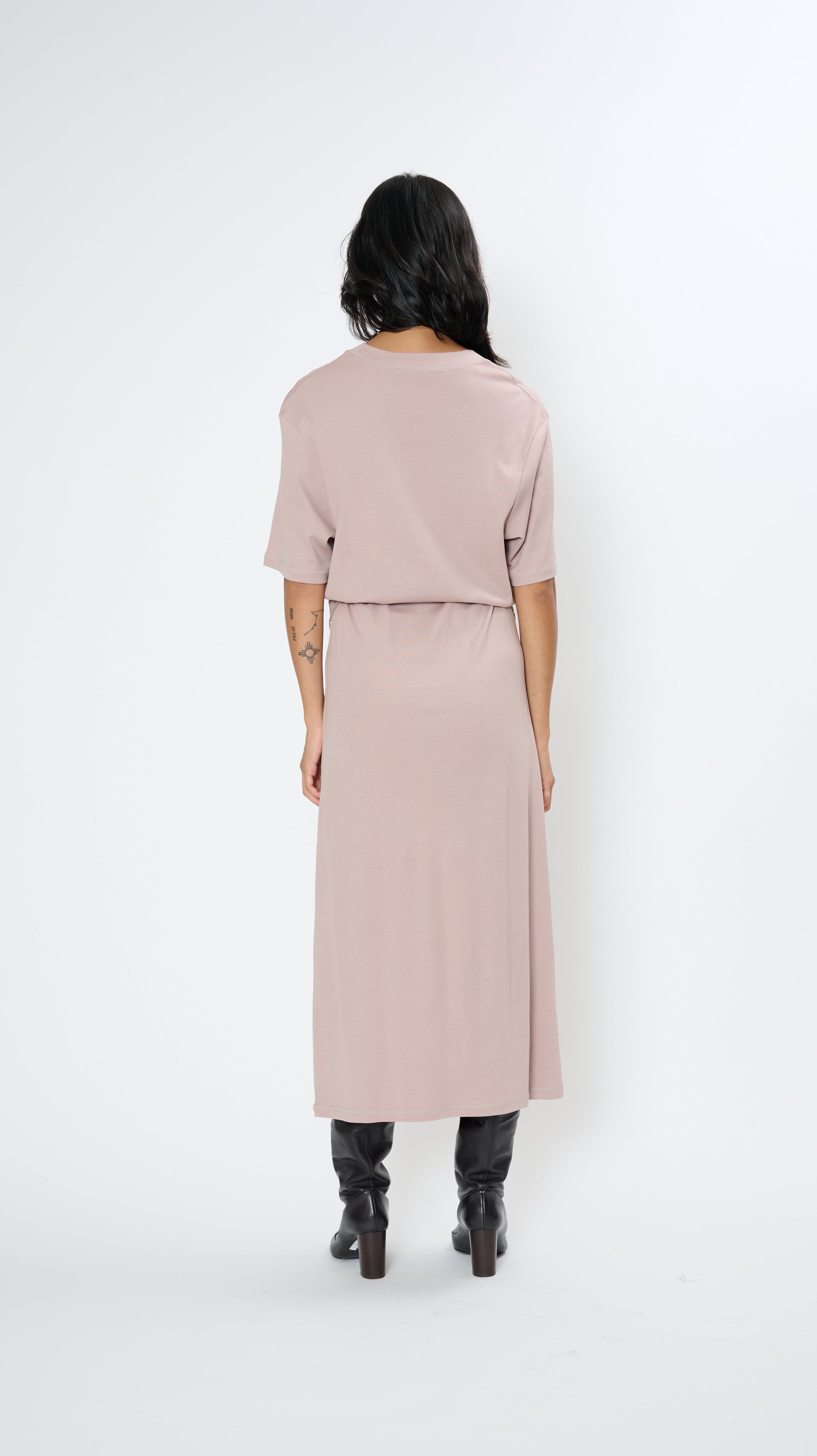 Lemaire｜DRESSES (Belted Rin T-Shirt Dress (DR1045 LJ101 LEMAIRE-BELTED RIB T-SHIRT DRESS-DR1045 LJ1016 WH048 – Dope