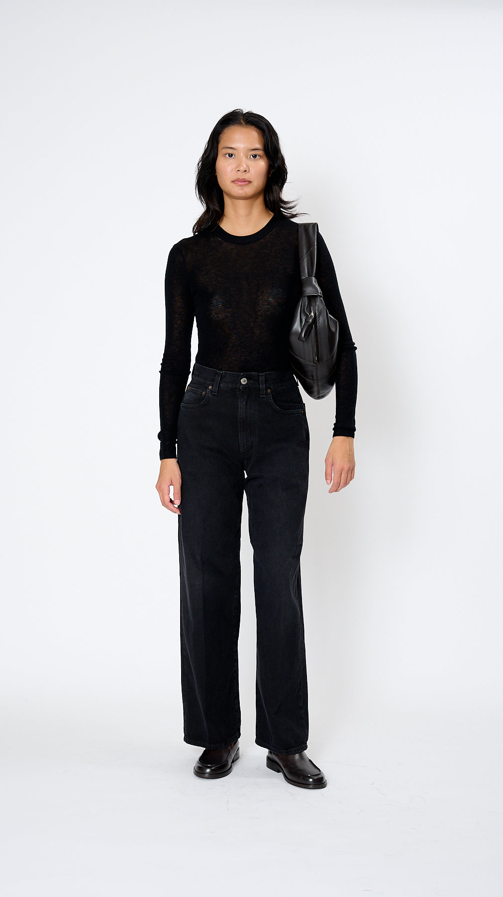 6397 Wide Jean in Spider Black – Diamond Dream Jewelry + Apparel