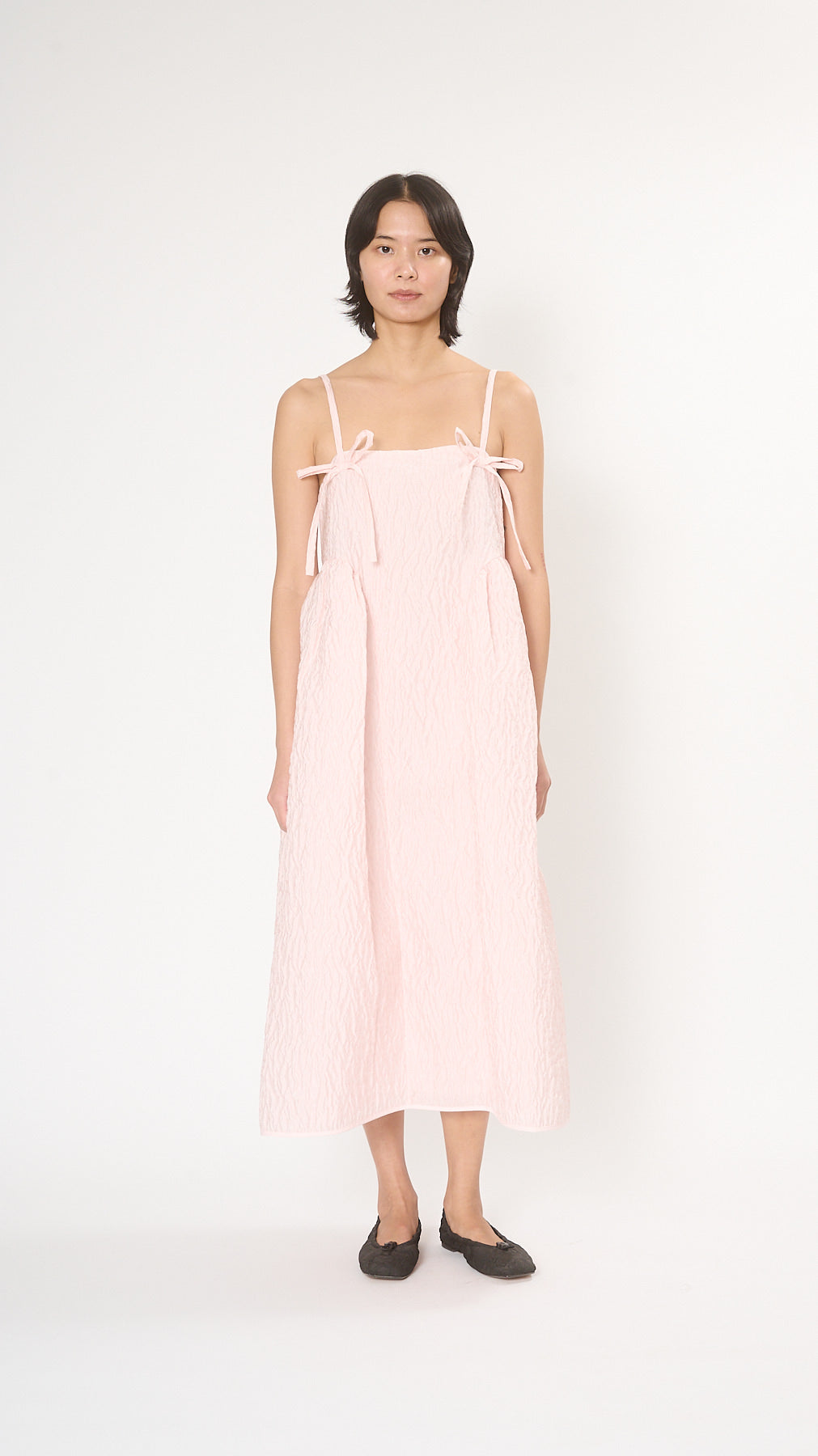 cecilie bahnsen pink babydoll dress Cecilie Bahnsen Bralette Midi Alena Dress - Woman Dresses Pink Uk