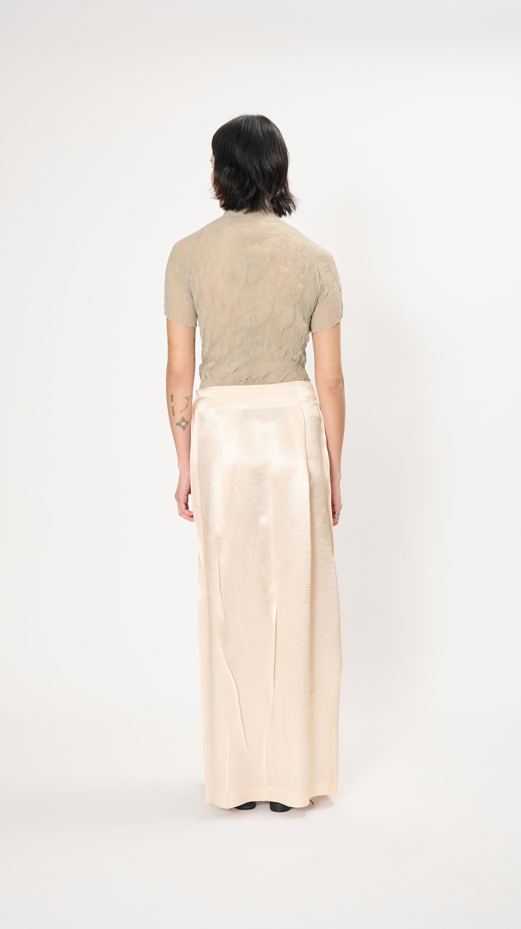 Issey Miyake Pressed Flora Skirt in Ranunculusa – Diamond