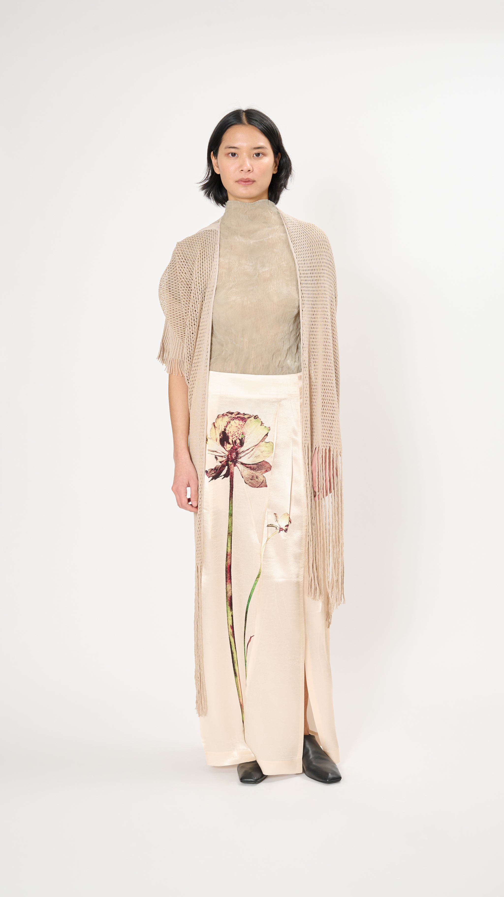 Issey Miyake Washi AP Cardigan in Oaka Beige – Diamond Dream