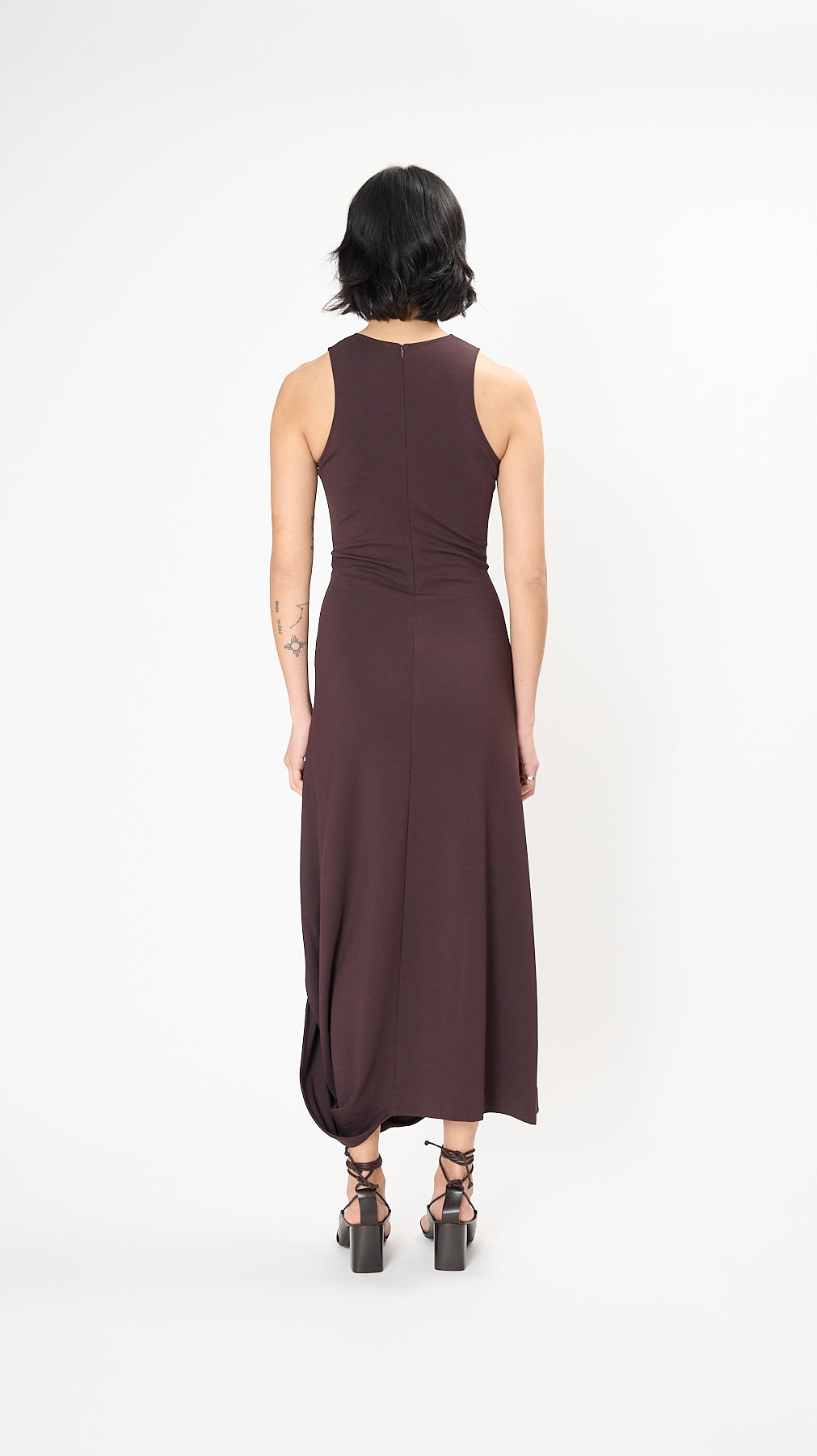 Twisted Hem Dress in Dark Cherry Diamond Dream Jewelry + Apparel Twisted Hem Dress in Dark Cherry Diamond Dream Jewelry + Apparel