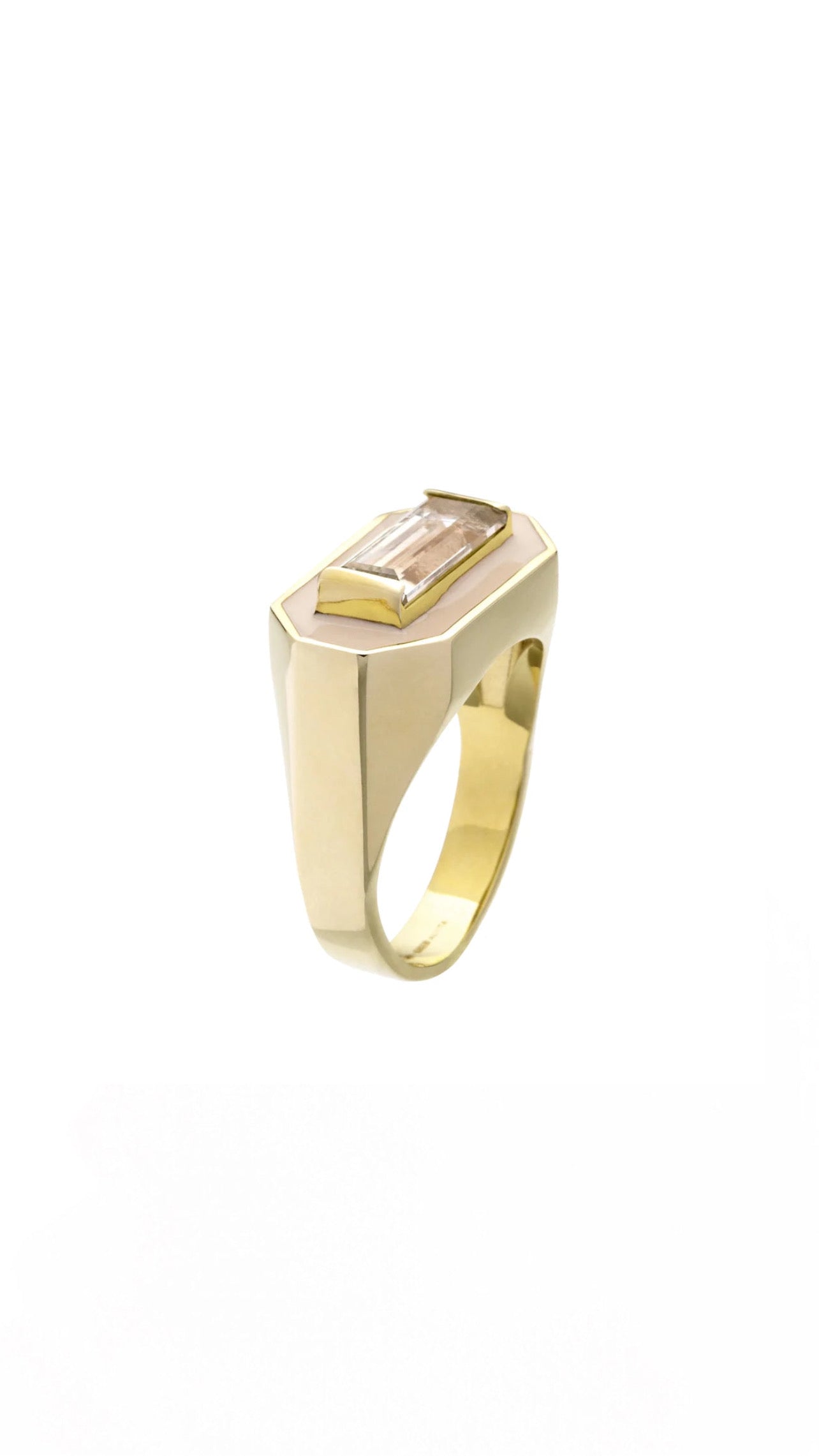 ALIITA リング BI MAXI BAGUETTE RING DECO MAXI BAGUETTE GREEN AMETHYST RING – ALIITA-US