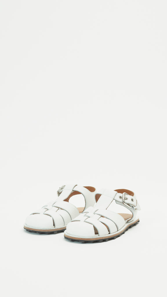 Marni Fisherman Pebble in Lily White front