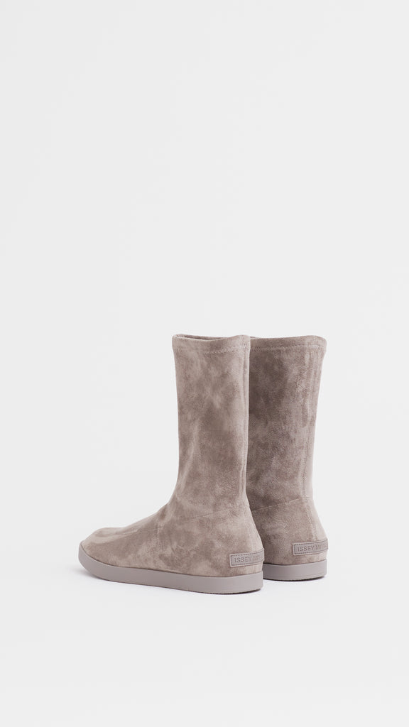 Issey Miyake x United Nude Skin Boot in Light Gray back