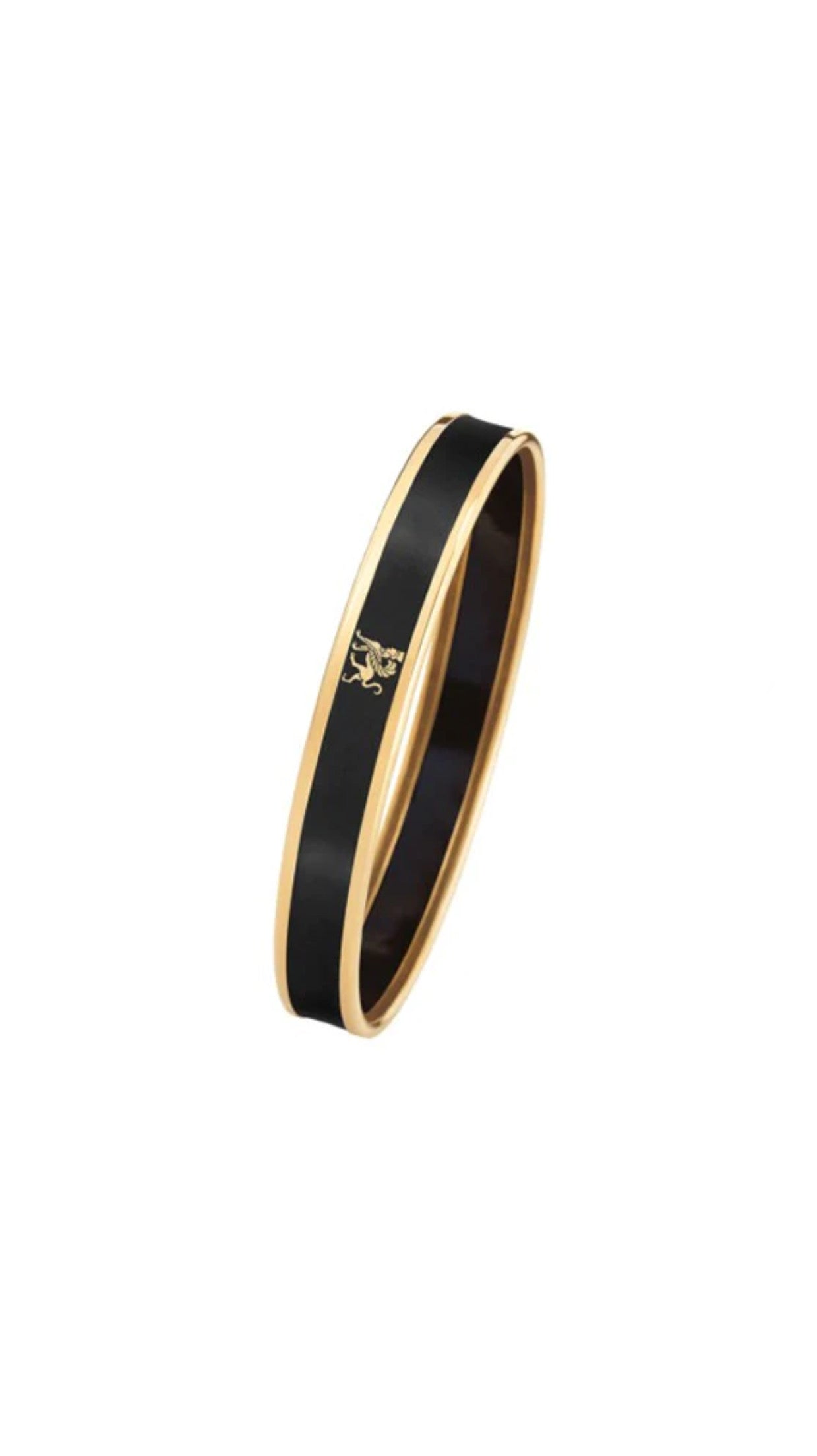 Frey Wille - Yellow gold plated bangle bracelet, enamel - 8409331171657 -  58 Facettes