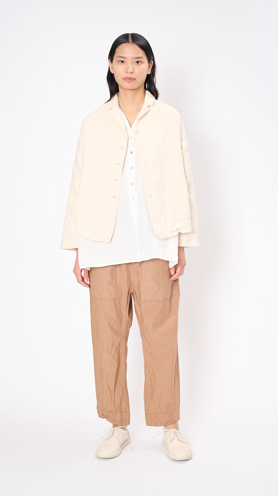 ALBUM DI FAMIGLIA】LINEN LOOSE BLAZER