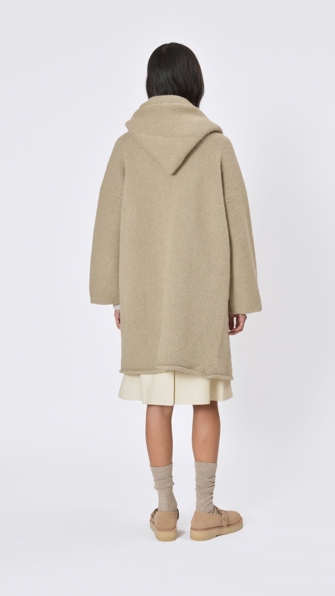 Lauren Manoogian Capote Coat in Willow – Diamond Dream