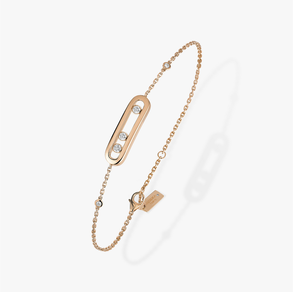 Baby Move Bracelet in Rose Gold with Diamonds
