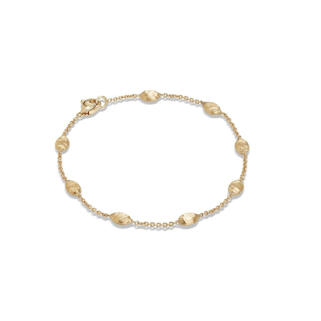 Siviglia Collection 18K Yellow Gold Small Bead Bracelet